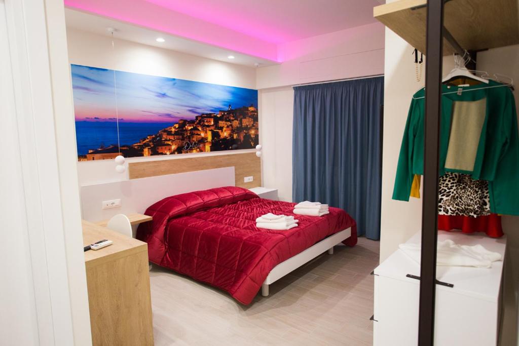 Letto o letti in una camera di B&B DELICIUS