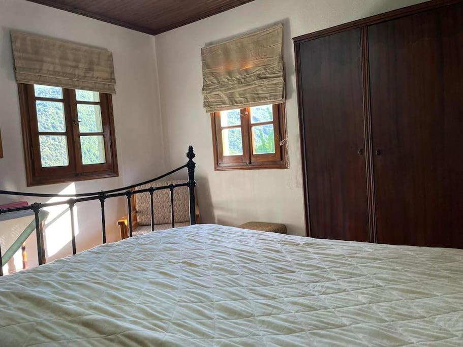 Posteľ alebo postele v izbe v ubytovaní Mr Apostolos Guesthouse
