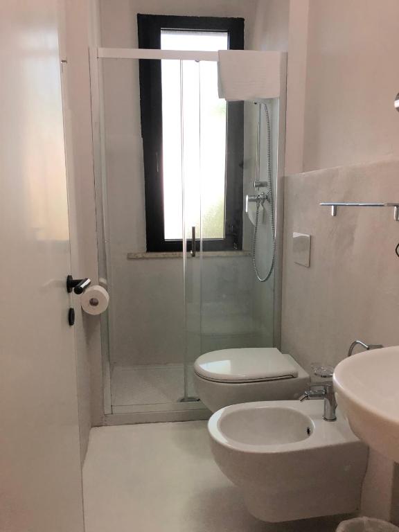 Koupelna v ubytování Vinsea Hotel