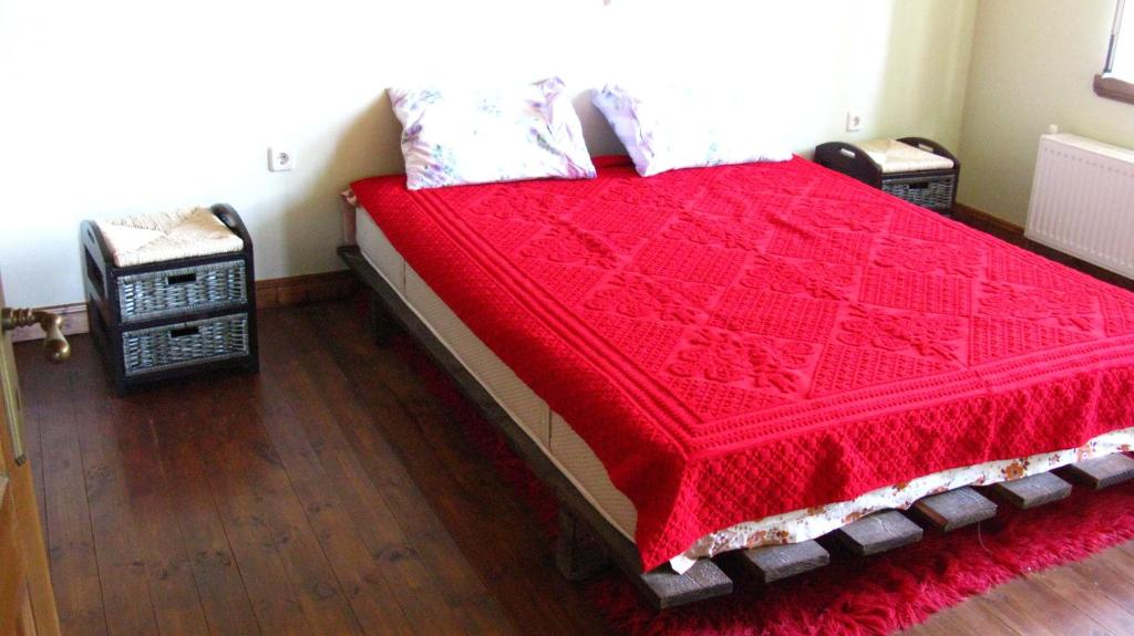 Postel nebo postele na pokoji v ubytování Petrino Spiti
