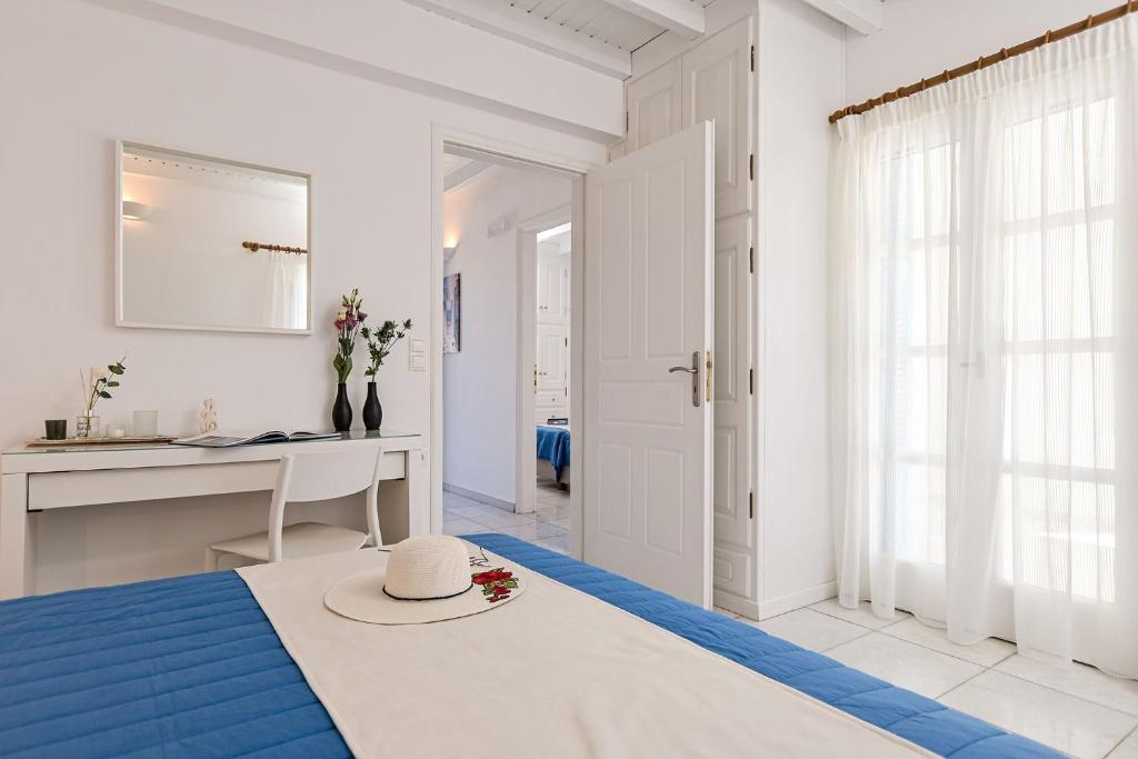 Koupelna v ubytování Naxos Affinity Villas