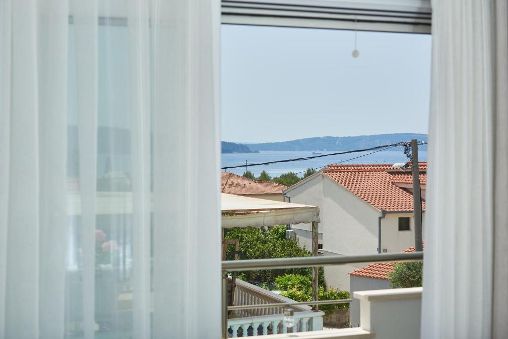 Balkón nebo terasa v ubytování Apartments Infinity