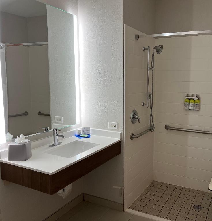 Holiday Inn Express Hotel & Suites Waukegan/Gurnee, an IHG Hotel - Accessible à Deux Reine - Rouler En Douche