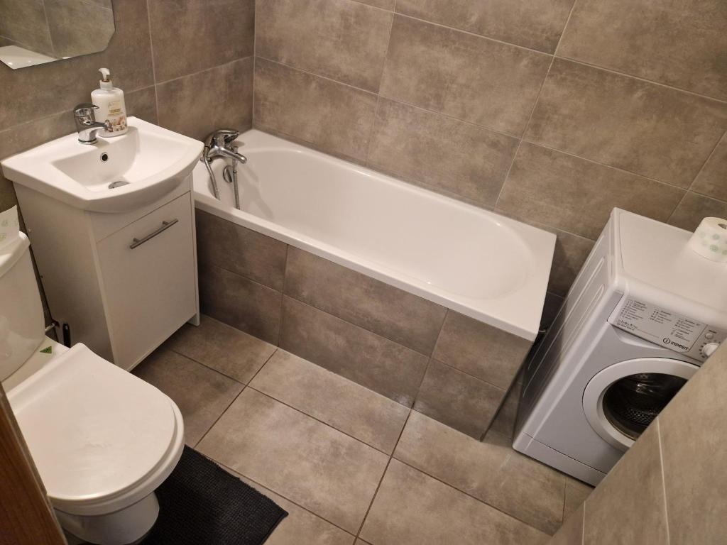 Kúpeľňa v ubytovaní Apartament W2, Mieszkanie dla Wszystkich
