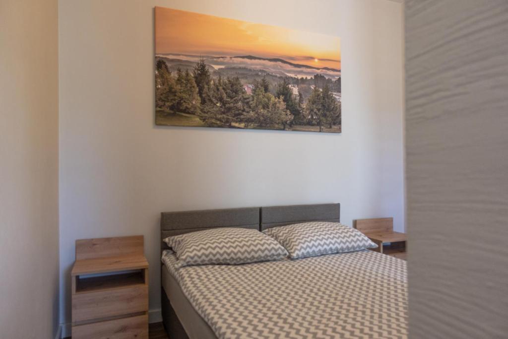 Posteľ alebo postele v izbe v ubytovaní Willa Panorama 881-751-206