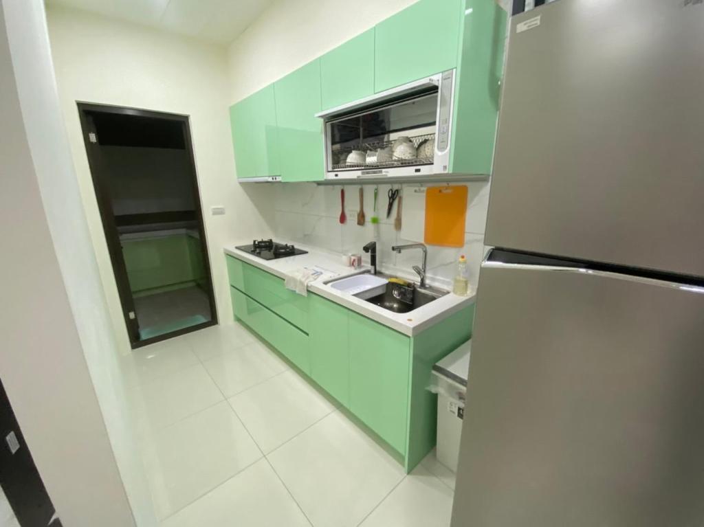 Kuchyň nebo kuchyňský kout v ubytování House of Near Boss