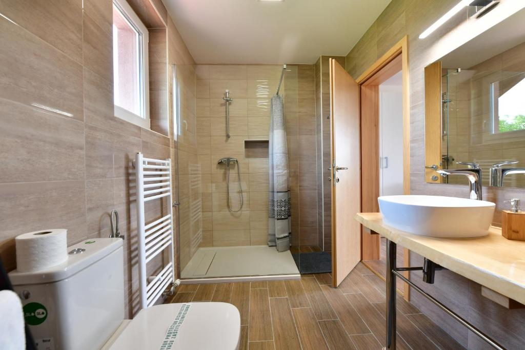 Koupelna v ubytování House Bela vido