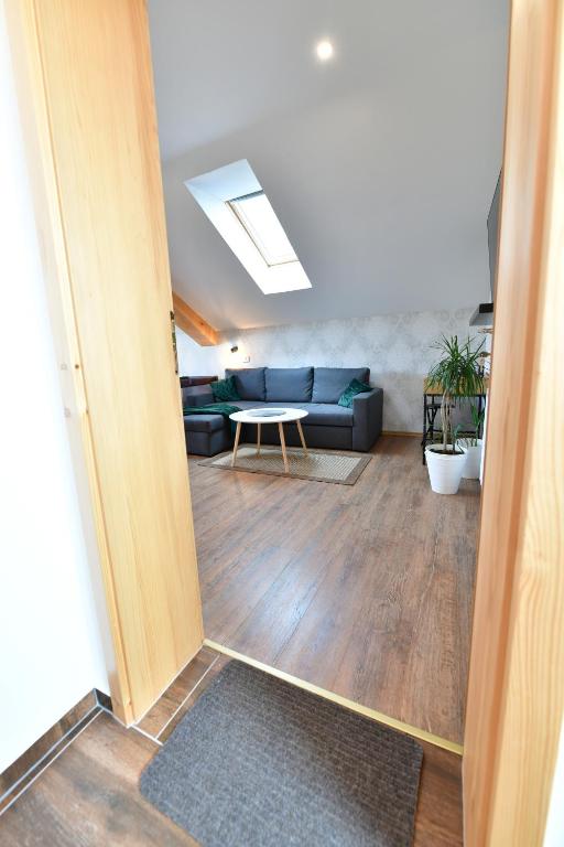 Posezení v ubytování House Bela vido
