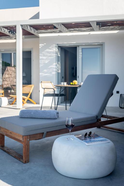 Posezení v ubytování Ariadne Suites