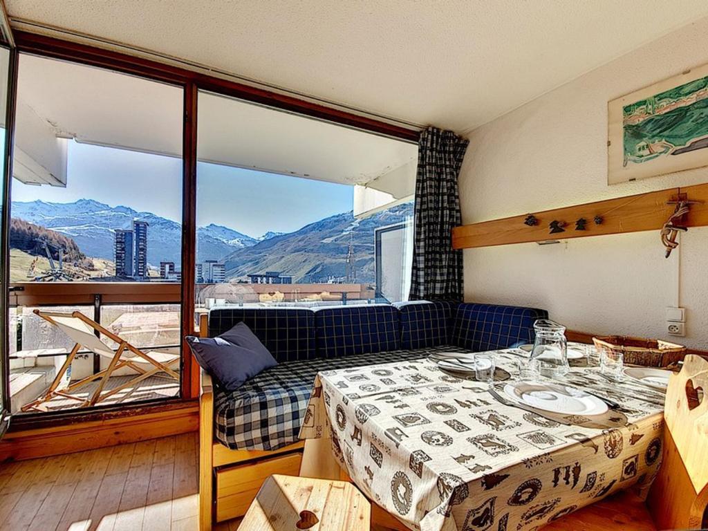 Studio lumineux avec balcon aux pieds des pistes - FR-1-344-1074
