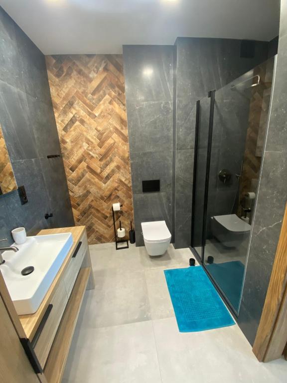 Kúpeľňa v ubytovaní LOFT STRANDA