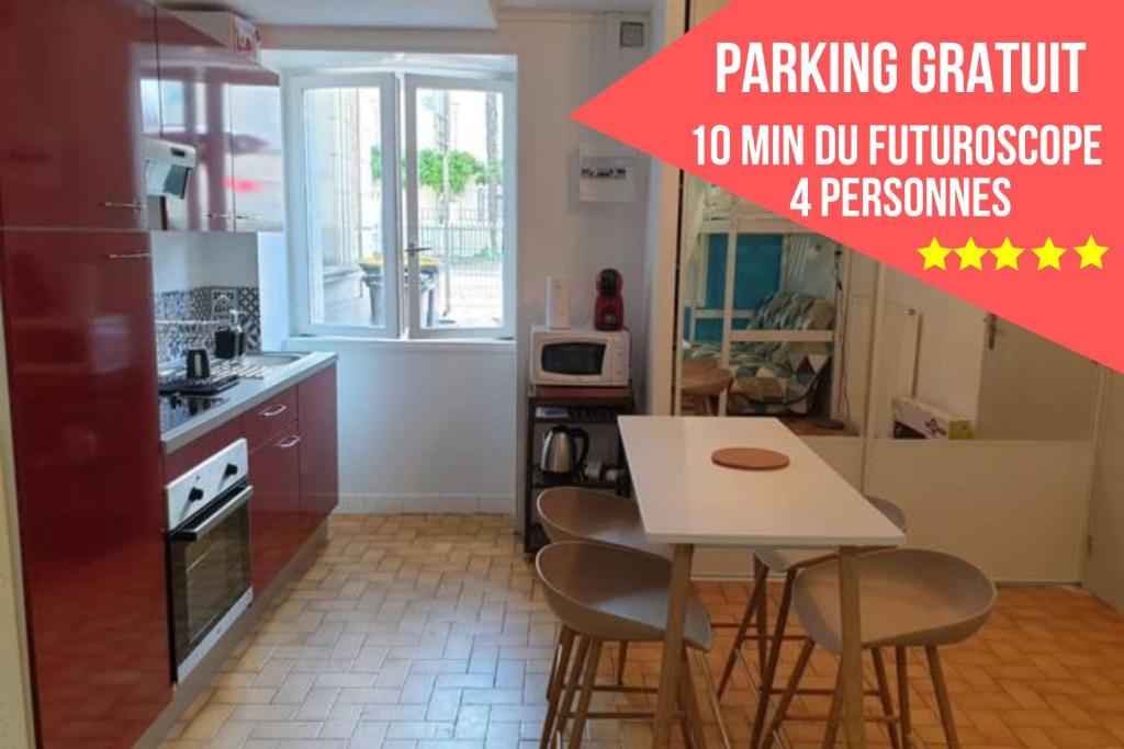 Appartement entier meublé à Beaumont proche Futuroscope et Poitiers Technopole - Standaard Drievoudige Studio
