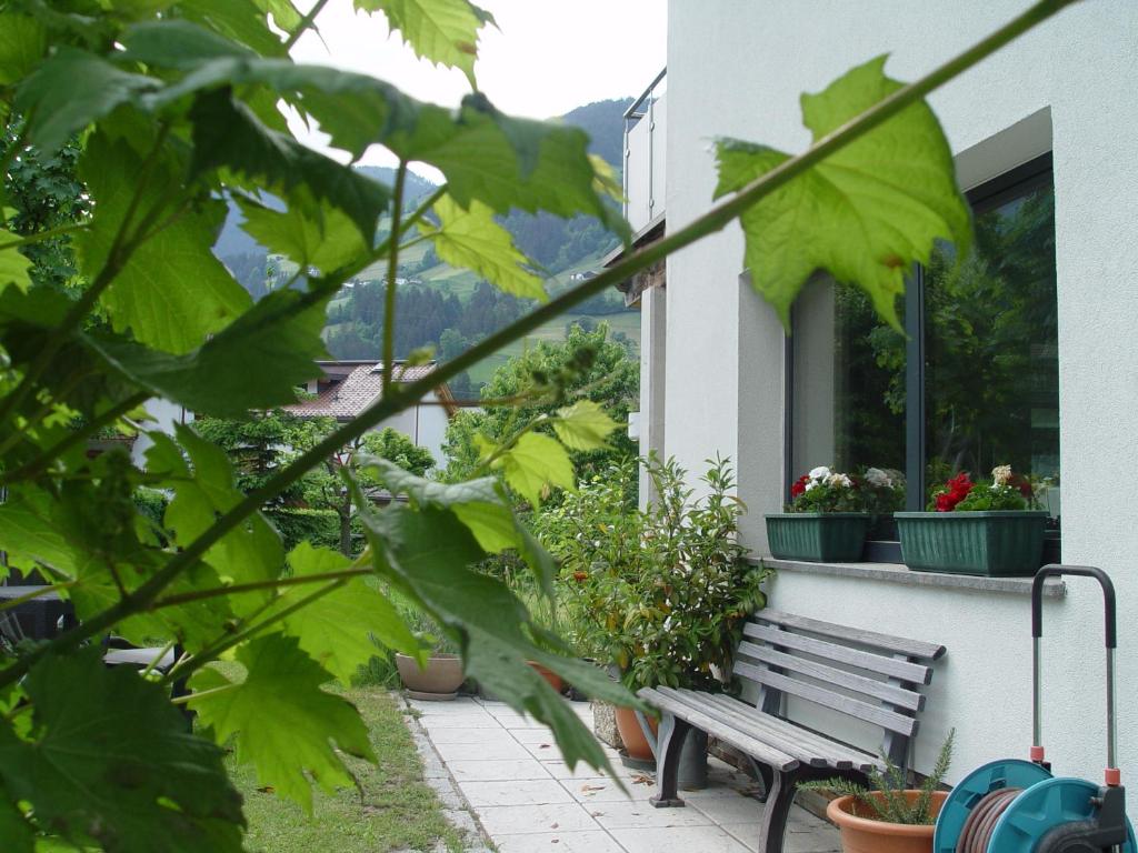 Zahrada ubytování Appartement Birgla