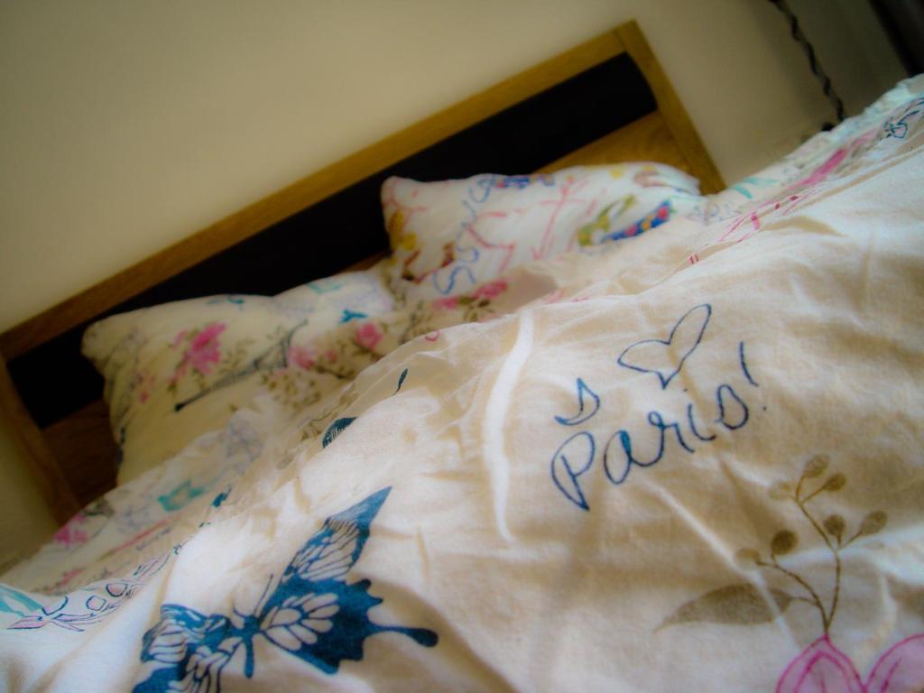 Postel nebo postele na pokoji v ubytování Appartement Birgla