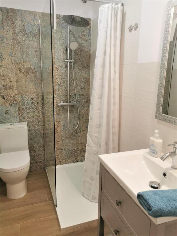Koupelna v ubytování Apartamento Bella Vista Solo Familias
