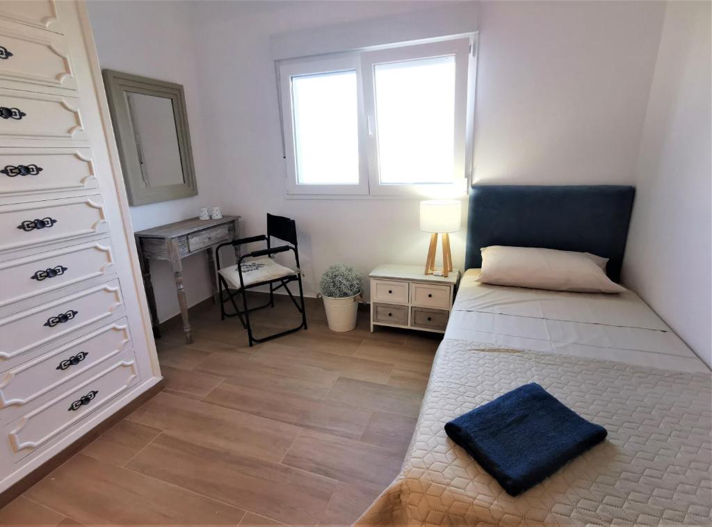 Postel nebo postele na pokoji v ubytování Apartamento Bella Vista Solo Familias
