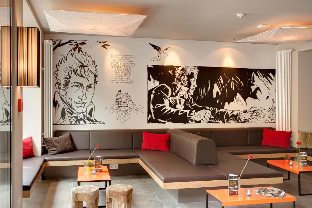 Posezení v ubytování MEININGER Hotel Berlin Mitte