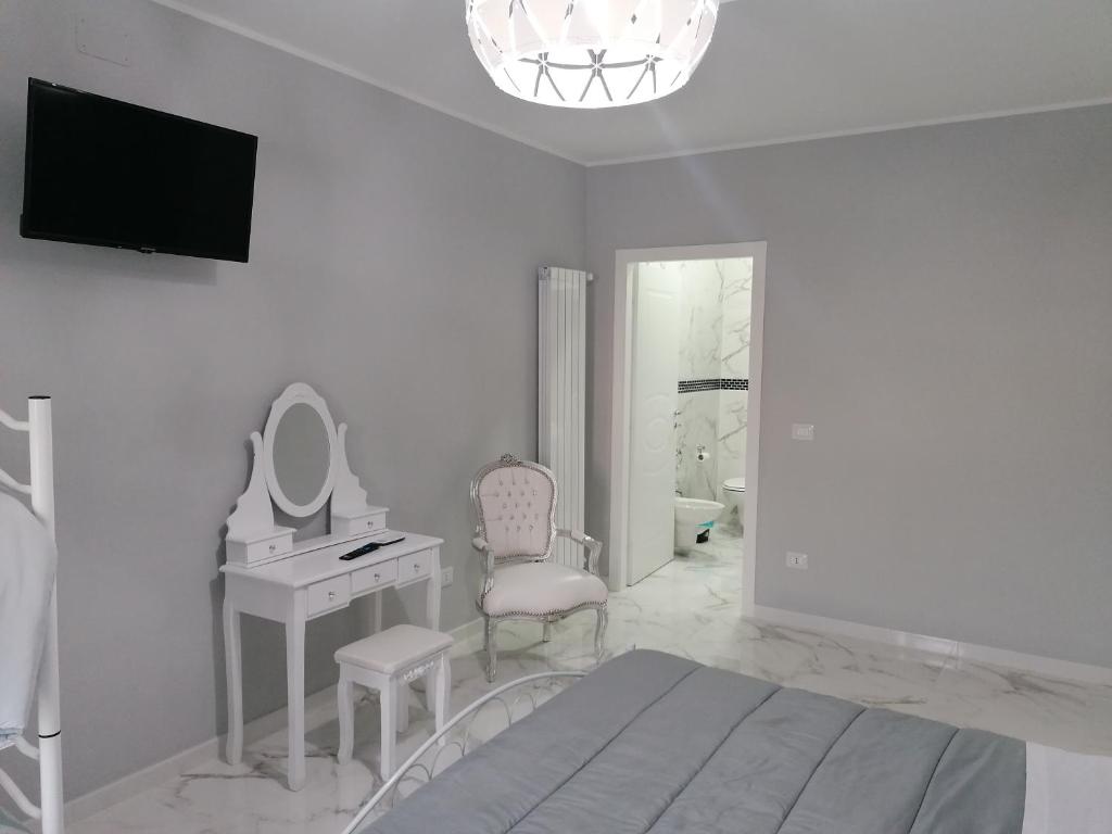 Postel nebo postele na pokoji v ubytování B&B WHITE HOUSE