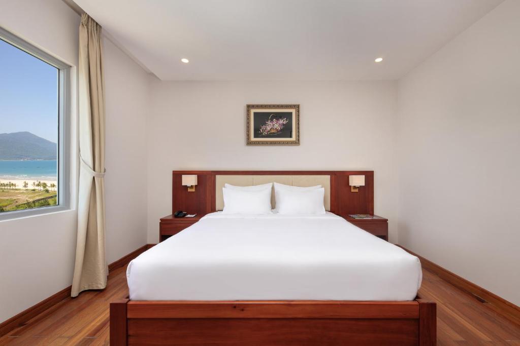 Giường trong phòng chung tại Sekong Hotel Da Nang