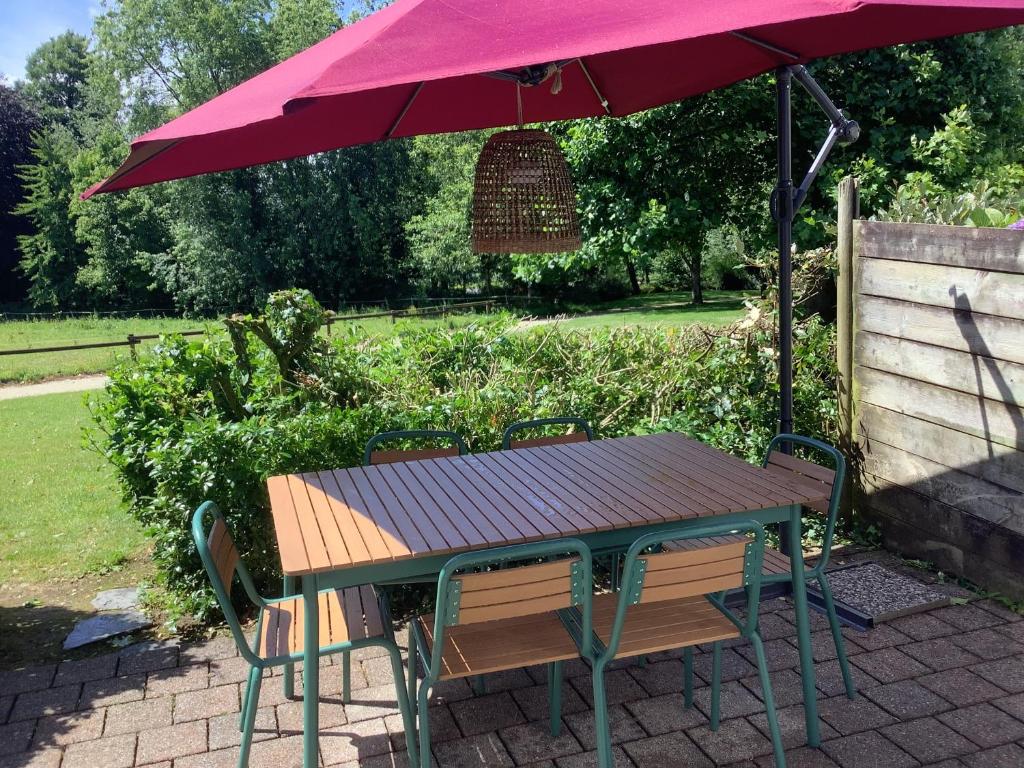 Zahrada ubytování Gîte Maez 4 pers 29450 sizun
