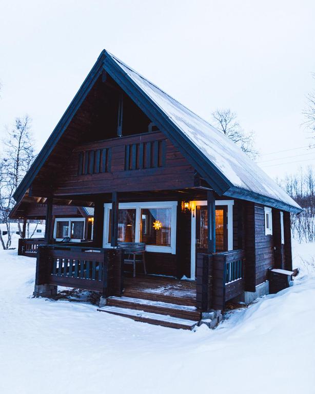 Abisko Mountain Lodge v zimě