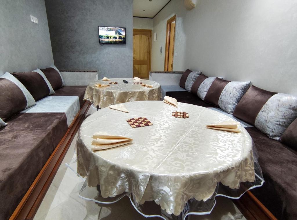 Posezení v ubytování Appartments Achahbar