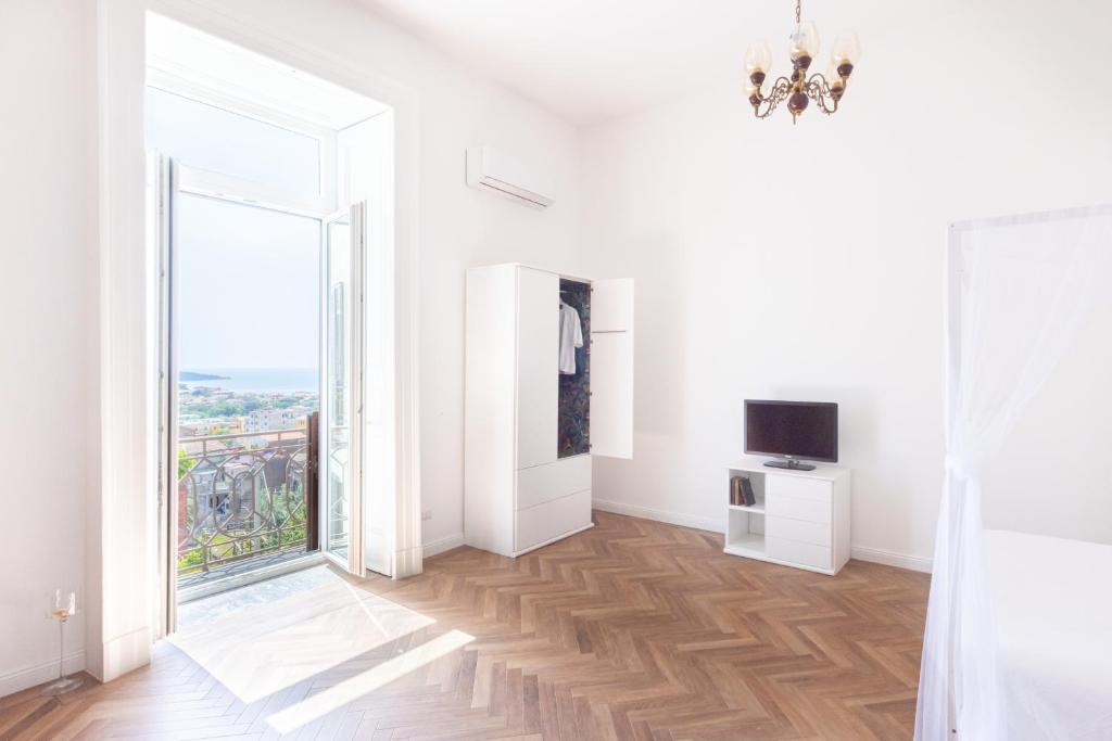 TV a/nebo společenská místnost v ubytování Lux Aurea