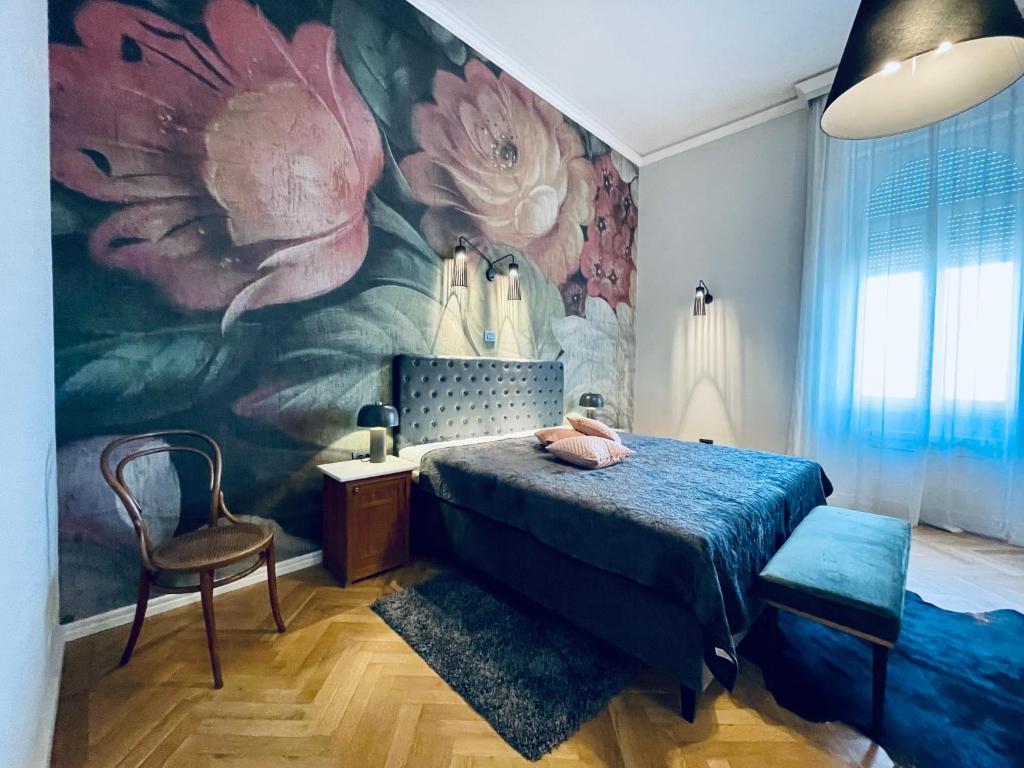 Postel nebo postele na pokoji v ubytování Yacht Club Residence