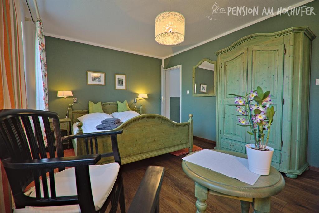 Pension am Hochufer - Habitación Doble - Vista Al Jardín