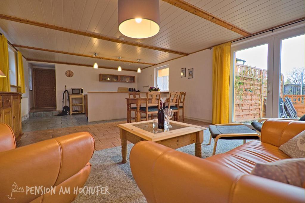 Pension am Hochufer - Apartamento Con Terraza