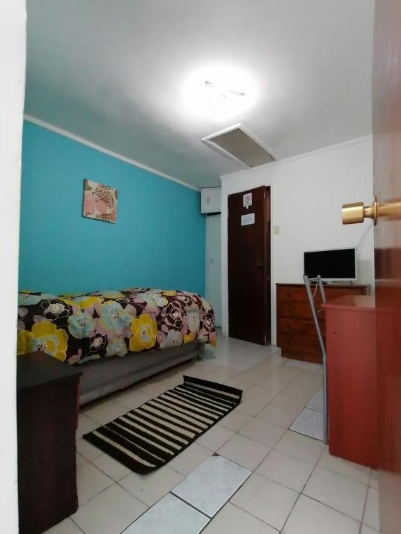 Posezení v ubytování Hostal Caleta Abarca
