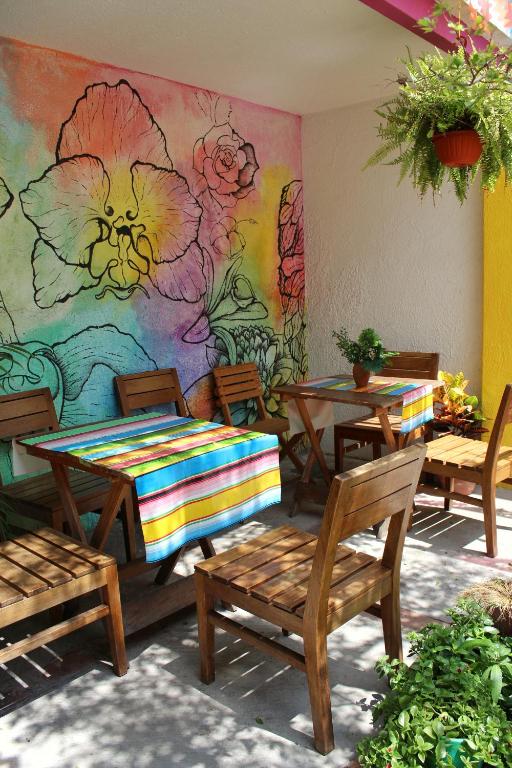 Posezení v ubytování Hostal Casa Colores Adults Only