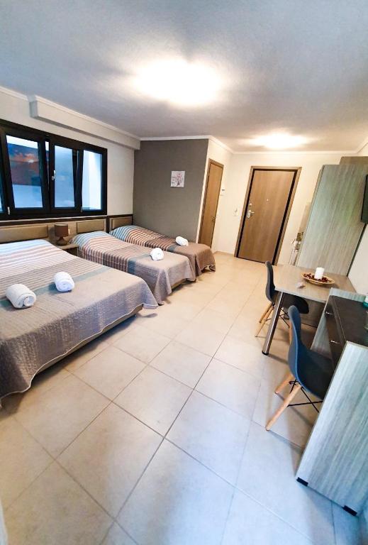 Postel nebo postele na pokoji v ubytování SeaSide House