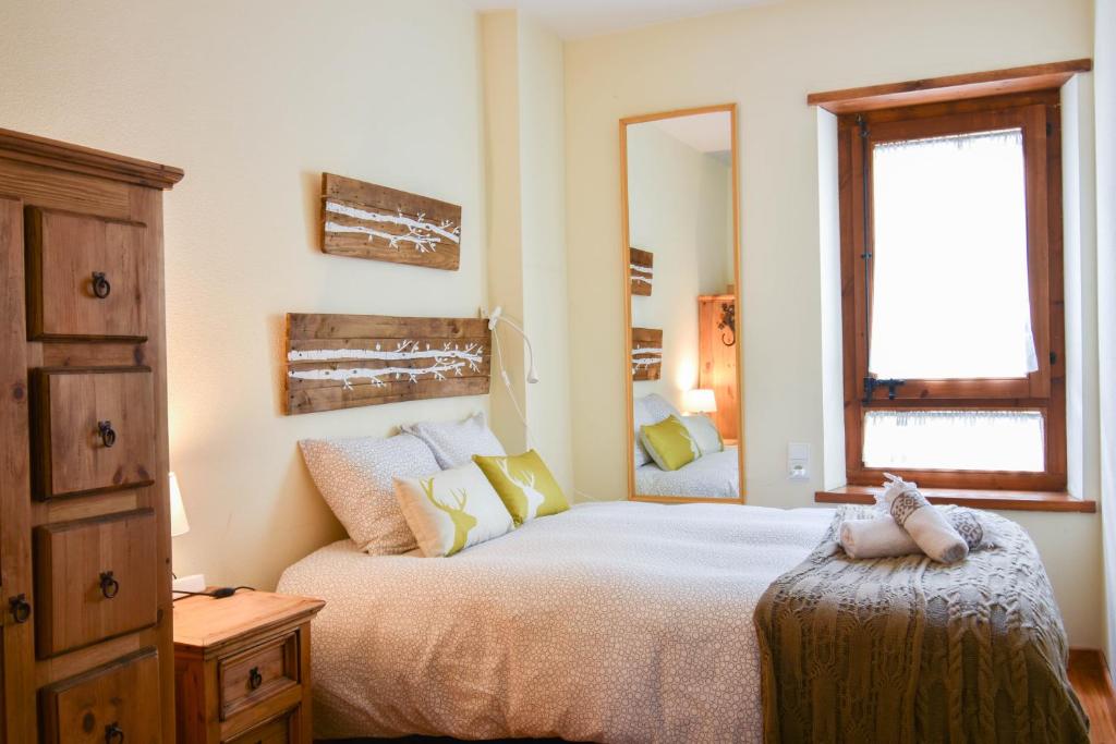 Posteľ alebo postele v izbe v ubytovaní Apartament Deluxe Espot - L'Amfitriona