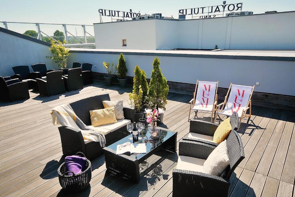 Posedenie v ubytovaní 209 w ROYAL TULIP SAND przy plaży DOBRUK APARTAMENTY