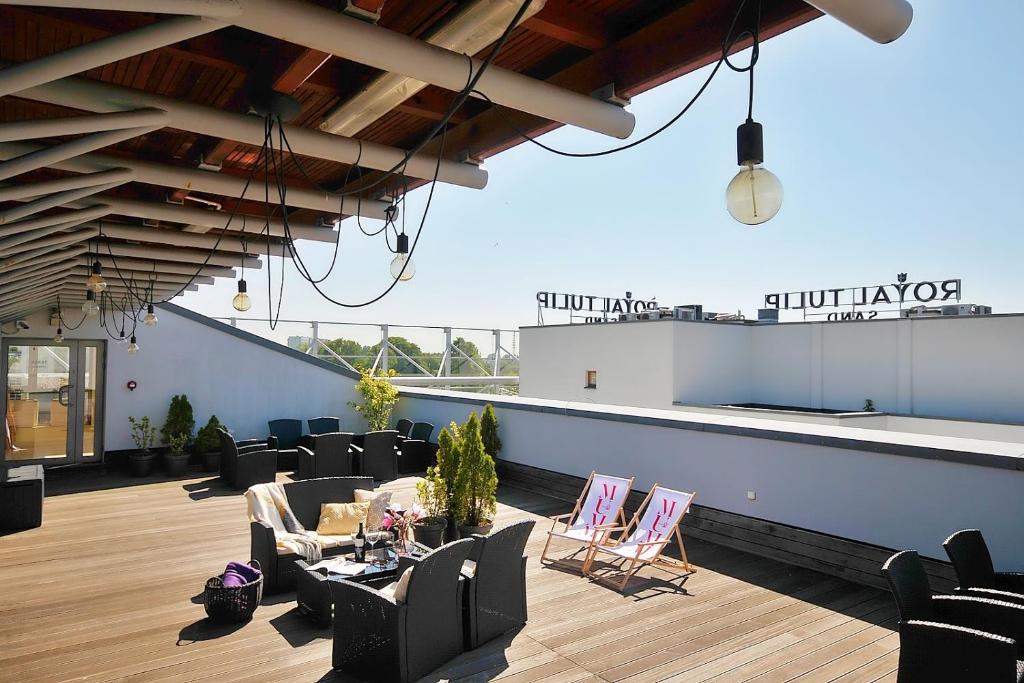 Balkón alebo terasa v ubytovaní 209 w ROYAL TULIP SAND przy plaży DOBRUK APARTAMENTY
