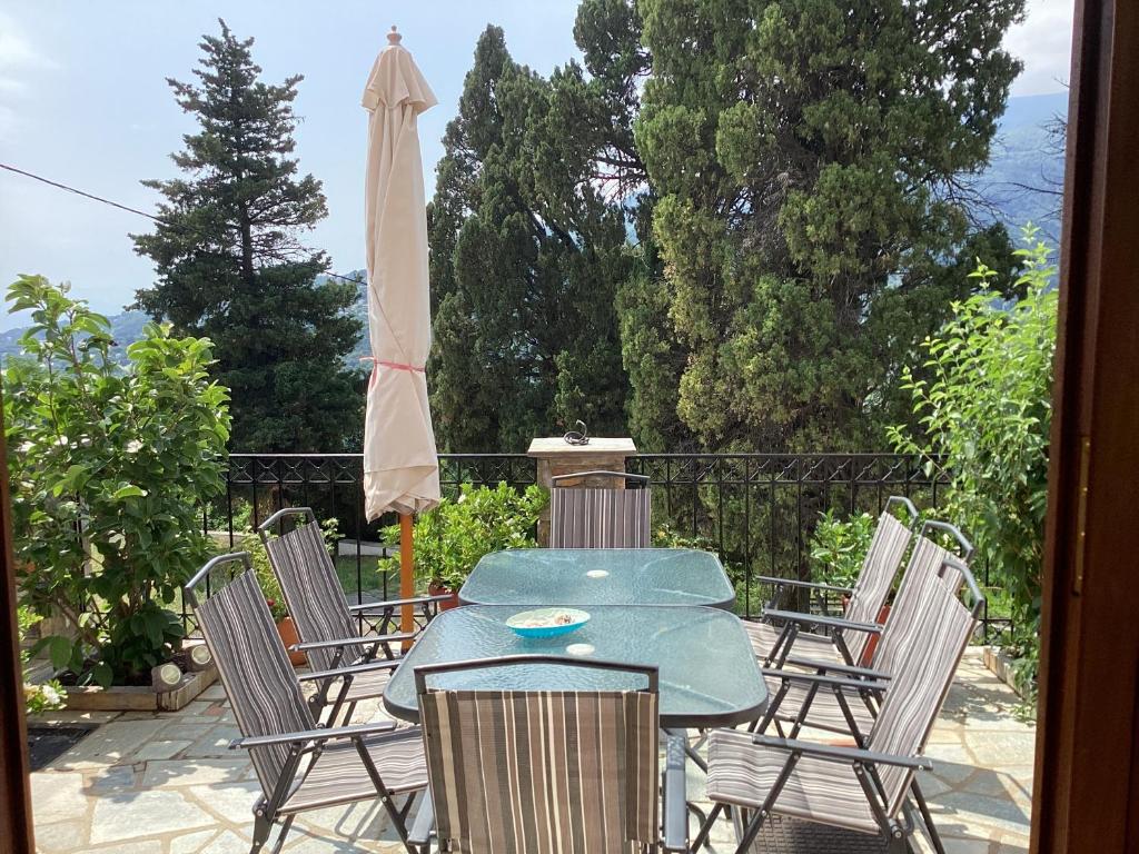 Zahrada ubytování Aegean House