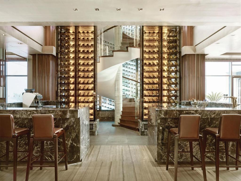 Langham Place Xiamenにあるシーティングエリア