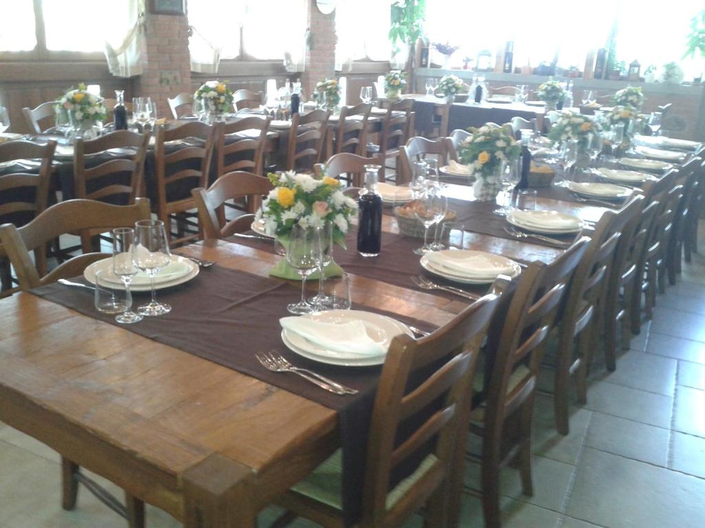 Restaurace v ubytování La Locanda di Giulia