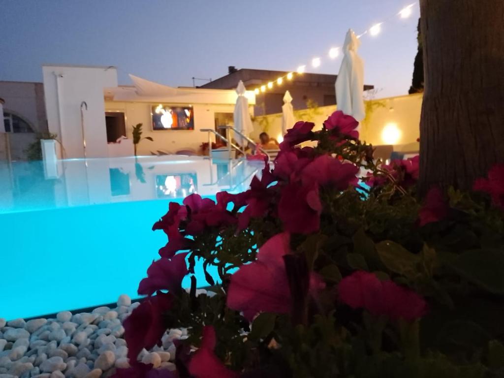 Bazén v ubytování Cleros Sky Lounge nebo v jeho okolí