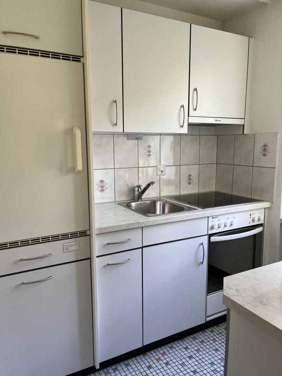 Kuchyň nebo kuchyňský kout v ubytování Residenz Majesta