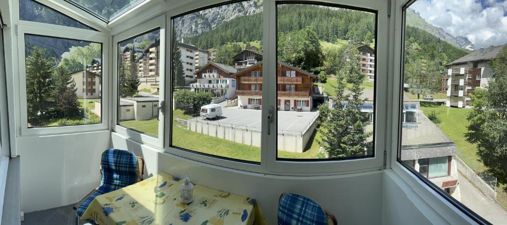 Nespecifikovaný výhled na hory nebo výhled na hory při pohledu z apartmánu