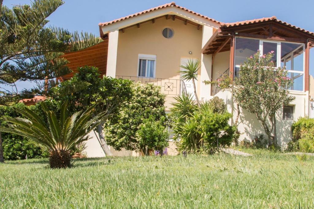 Zahrada ubytování Villa Erofili Plakias south Rethimno Crete