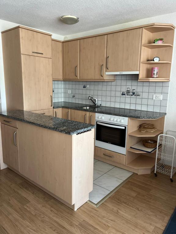 Kuchyň nebo kuchyňský kout v ubytování Residenz Majesta