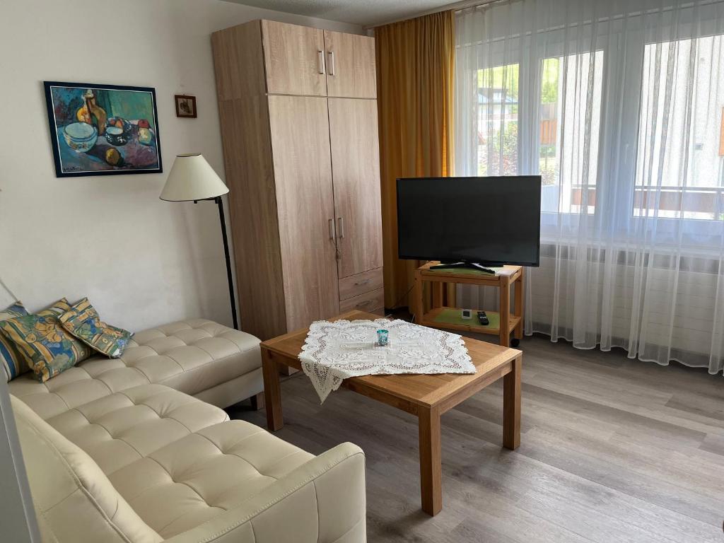 TV a/nebo společenská místnost v ubytování Residenz Majesta