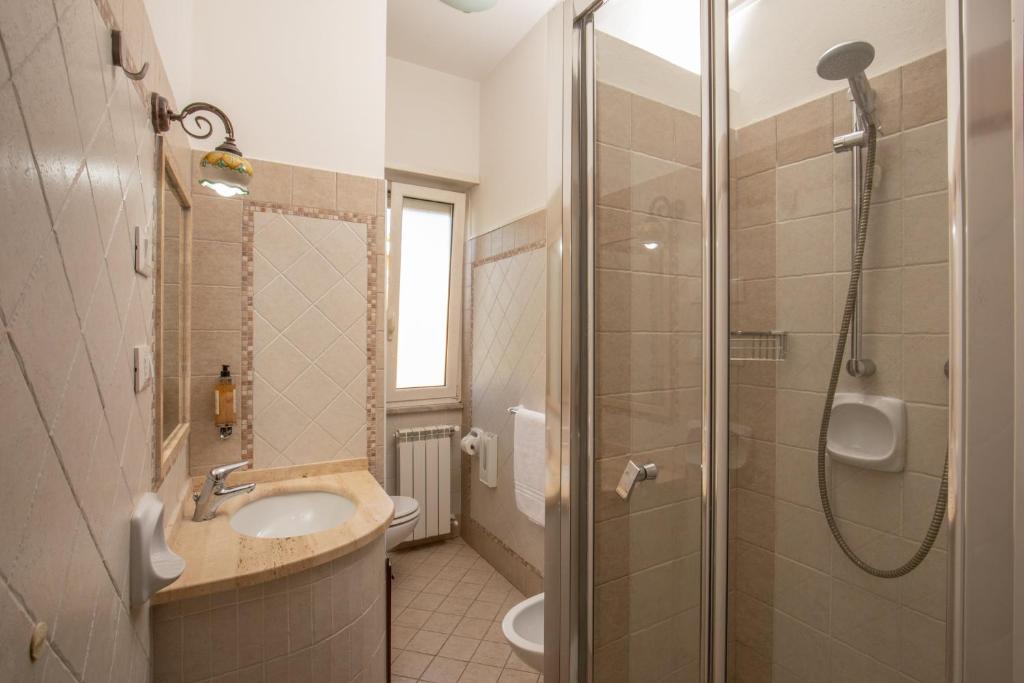 Koupelna v ubytování Hotel Casa Yvorio