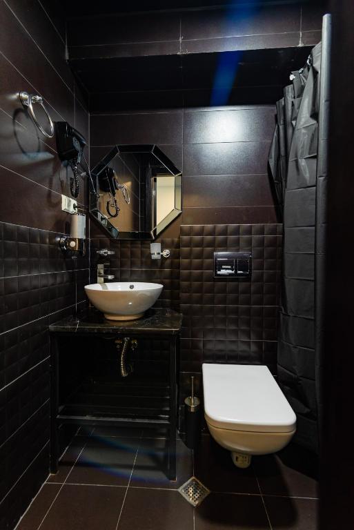 Koupelna v ubytování Royal Plaza Hotel