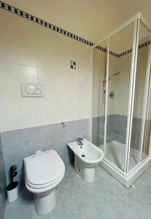 Koupelna v ubytování Casa Lungarno