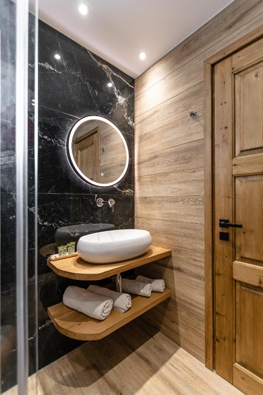 Koupelna v ubytování Galazia Boutique Apartments