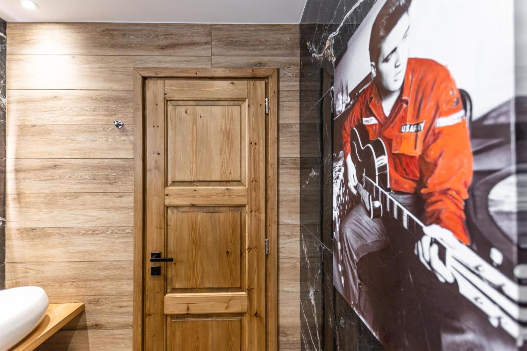 Koupelna v ubytování Galazia Boutique Apartments